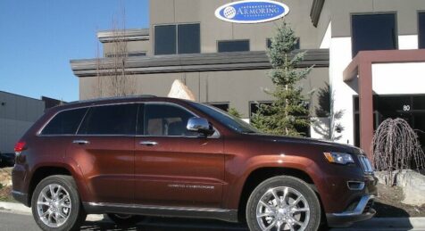 Bulletproof Red Jeep Grand Cherokee SRT