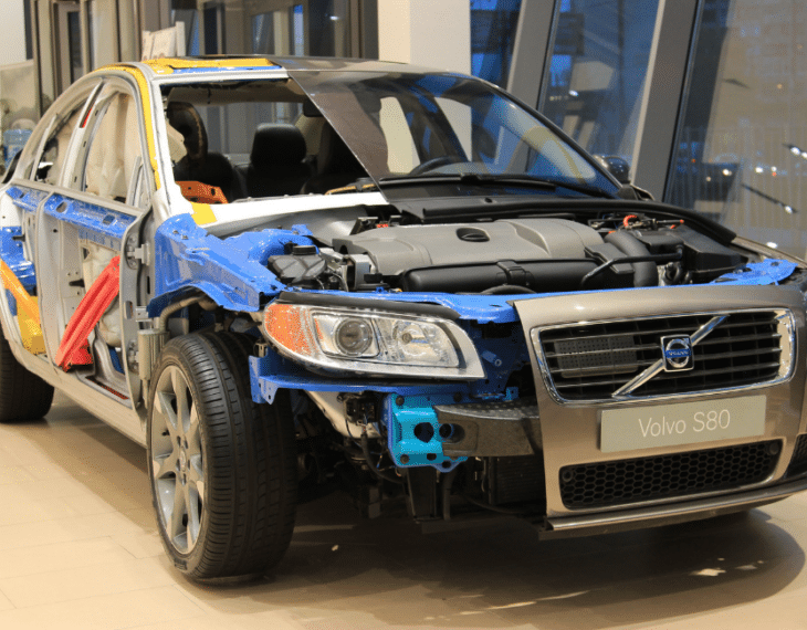 Bulletproof Volvo S80 front view