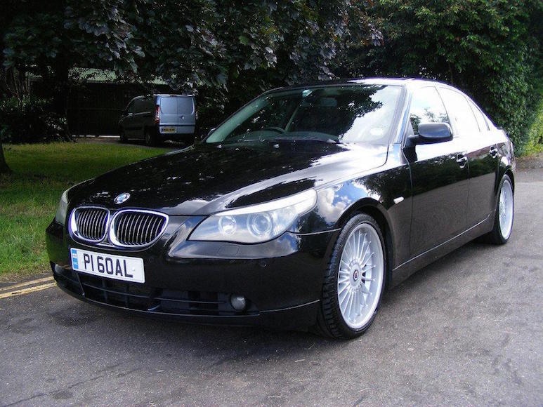 Armored BMW Sedan front view
