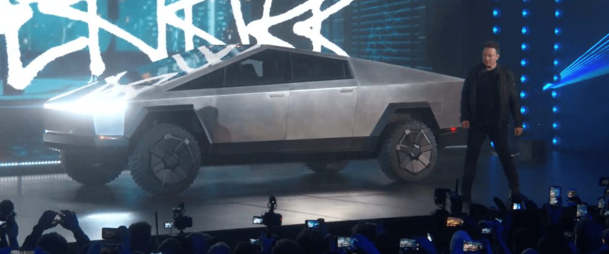 Elon Presenting Cybertruck