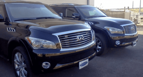 Strobe Lights Armored Infiniti QX 56