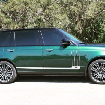 Armormax Bulletproof Green Range Rover Side.jpg